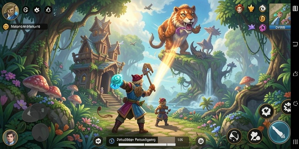Tampilan gameplay DV188 yang menakjubkan dalam dunia petualangan.