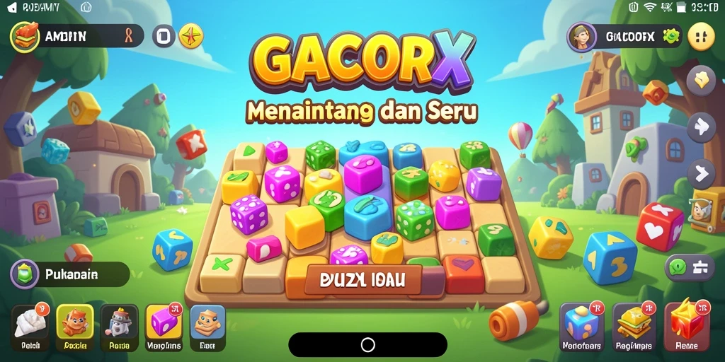 Screenshot GACORX menampilkan gameplay Puzzle yang menarik.