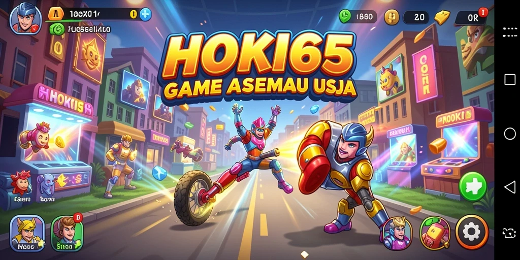 Tampilan gameplay HOKI65 yang seru dan menantang.