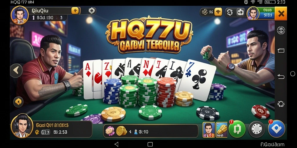 Tampilan gameplay QiuQiu yang menarik di HQ777.