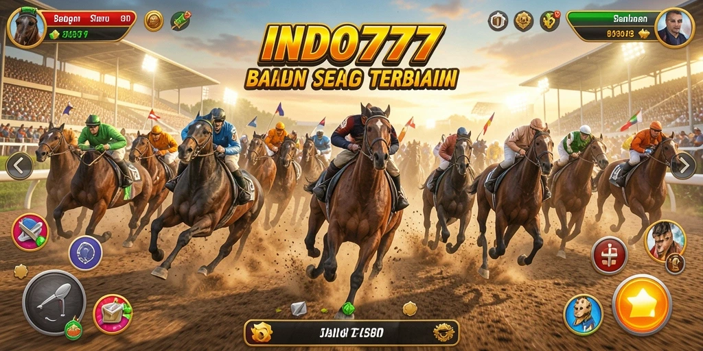 Tampilan gameplay seru dalam balapan kecepatan tinggi di INDO777.