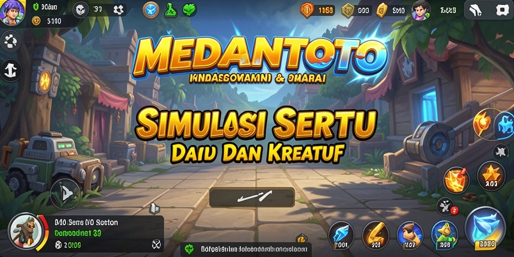 Tampilan menarik dari gameplay MEDANTOTO yang menampilkan aksi simulasi.