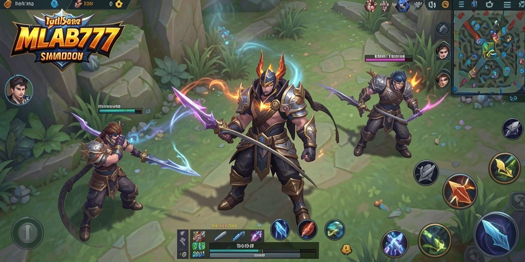 Tangkap layar gameplay MLBB777 yang menampilkan dunia virtual yang menakjubkan.