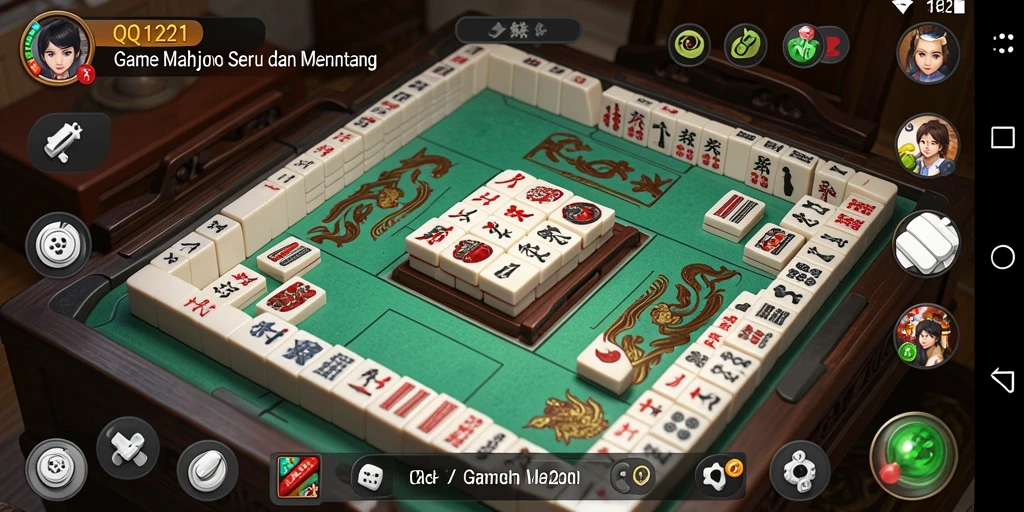 Gameplay menarik Mahjong di QQ1221 dengan grafis yang memukau.