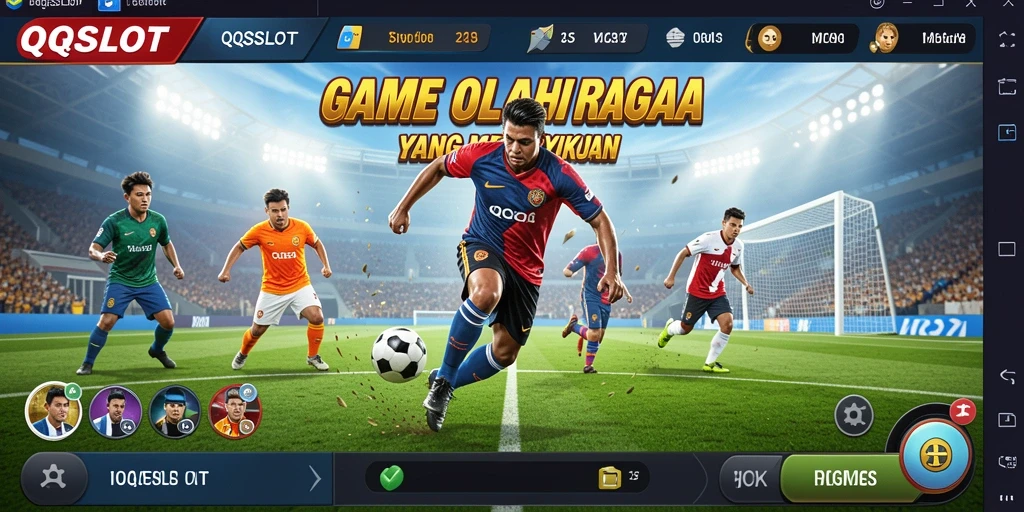 Gameplay dinamis QQSLOT dalam suasana olahraga yang seru.