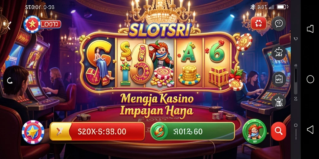 Tampilan gameplay SLOTSRI yang menakjubkan dalam mengelola kasino.