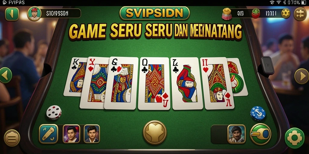 Gameplay seru dan menantang dalam permainan Domino SVIPSIDN.